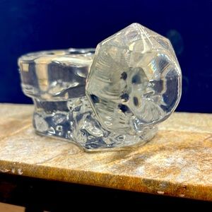 Kosta  Boda  Diamond Ring Candle Holder